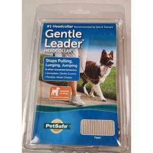 PetSafe Gentle Leader No-Pull Dog Headcollar Size: Medium (25-60lbs) Fawn Color